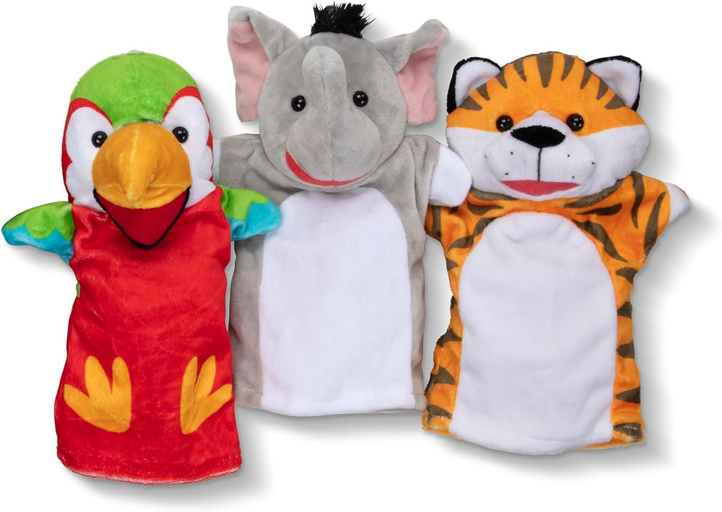 Melissa & Doug - Safari Puppet Set (6 Pc)