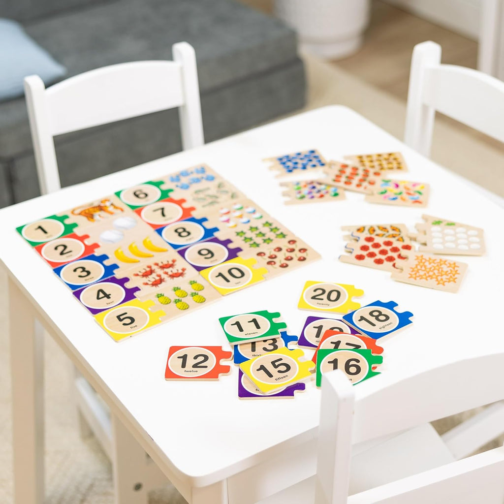 Melissa & Doug - Numbers Wooden Puzzle Cards