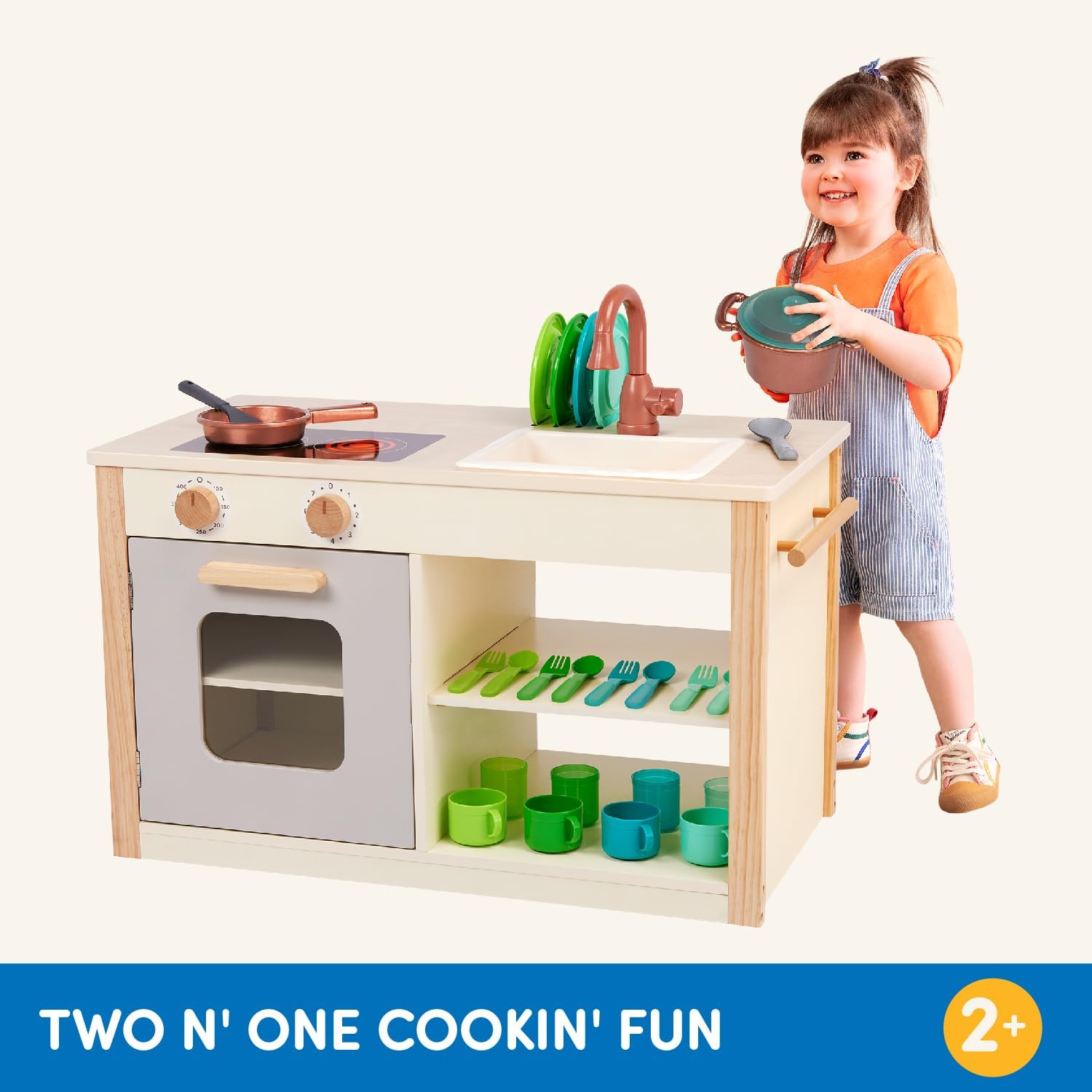 Battat - Two n' One Fun Cookin' Kitchen