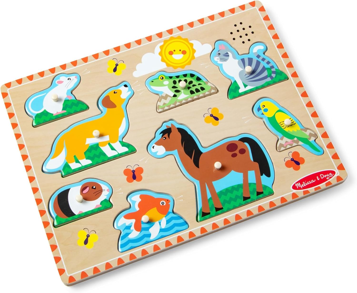 Melissa & Doug - Pets Sound Puzzle - 8pc