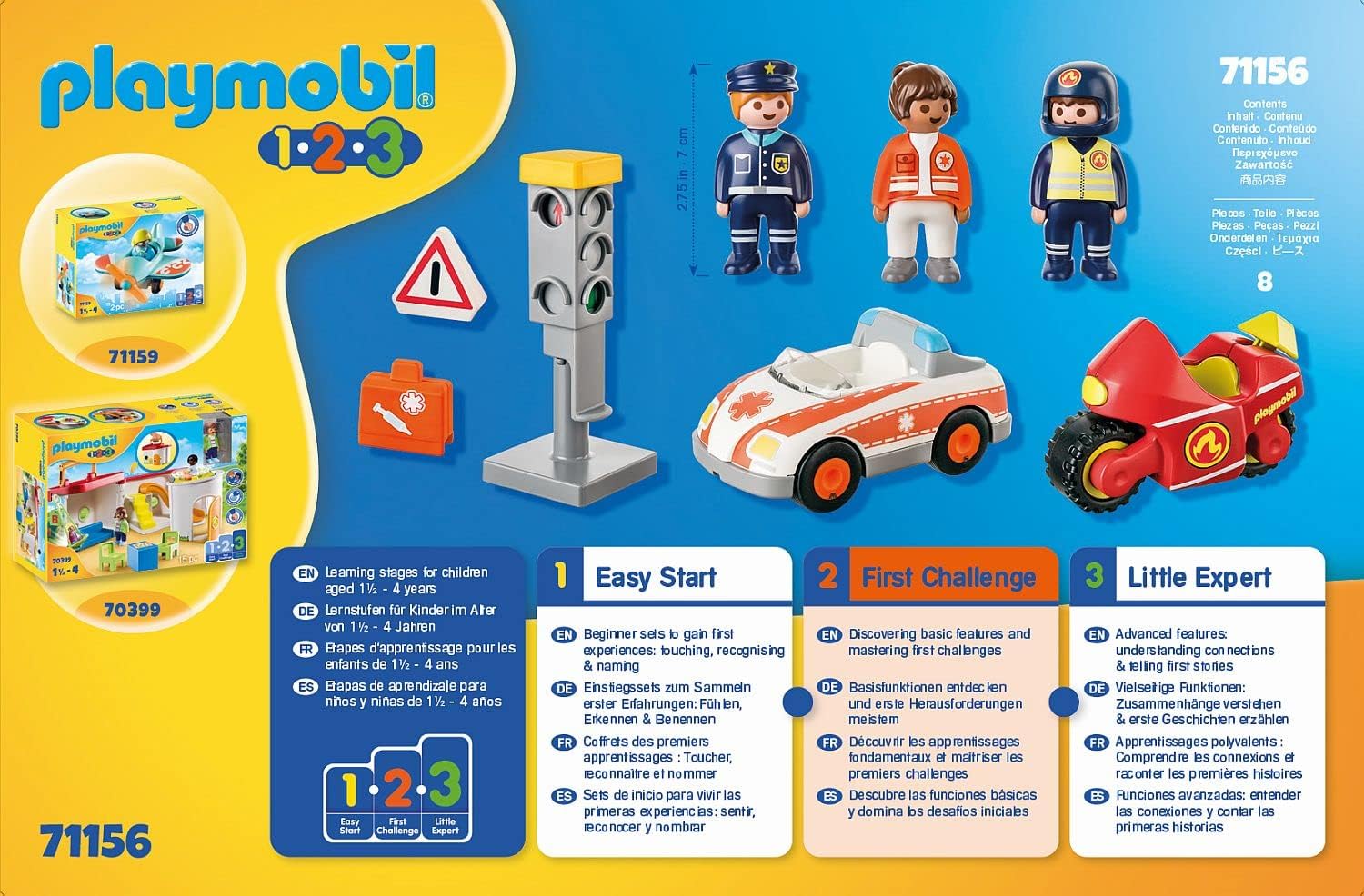 Playmobil - 1.2.3 Everyday Heroes 71156