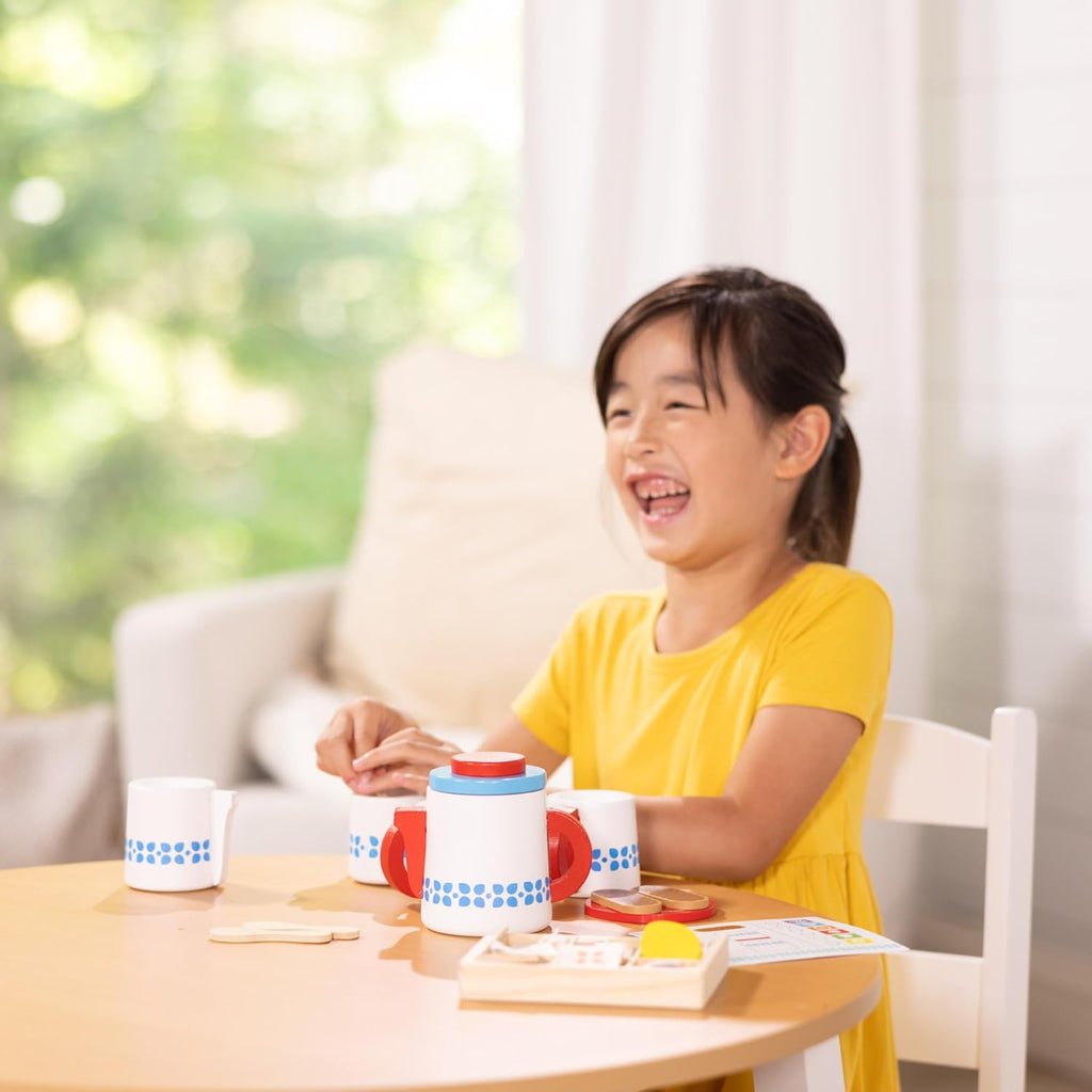 Melissa & Doug - Wooden Steep & Serve Tea Set