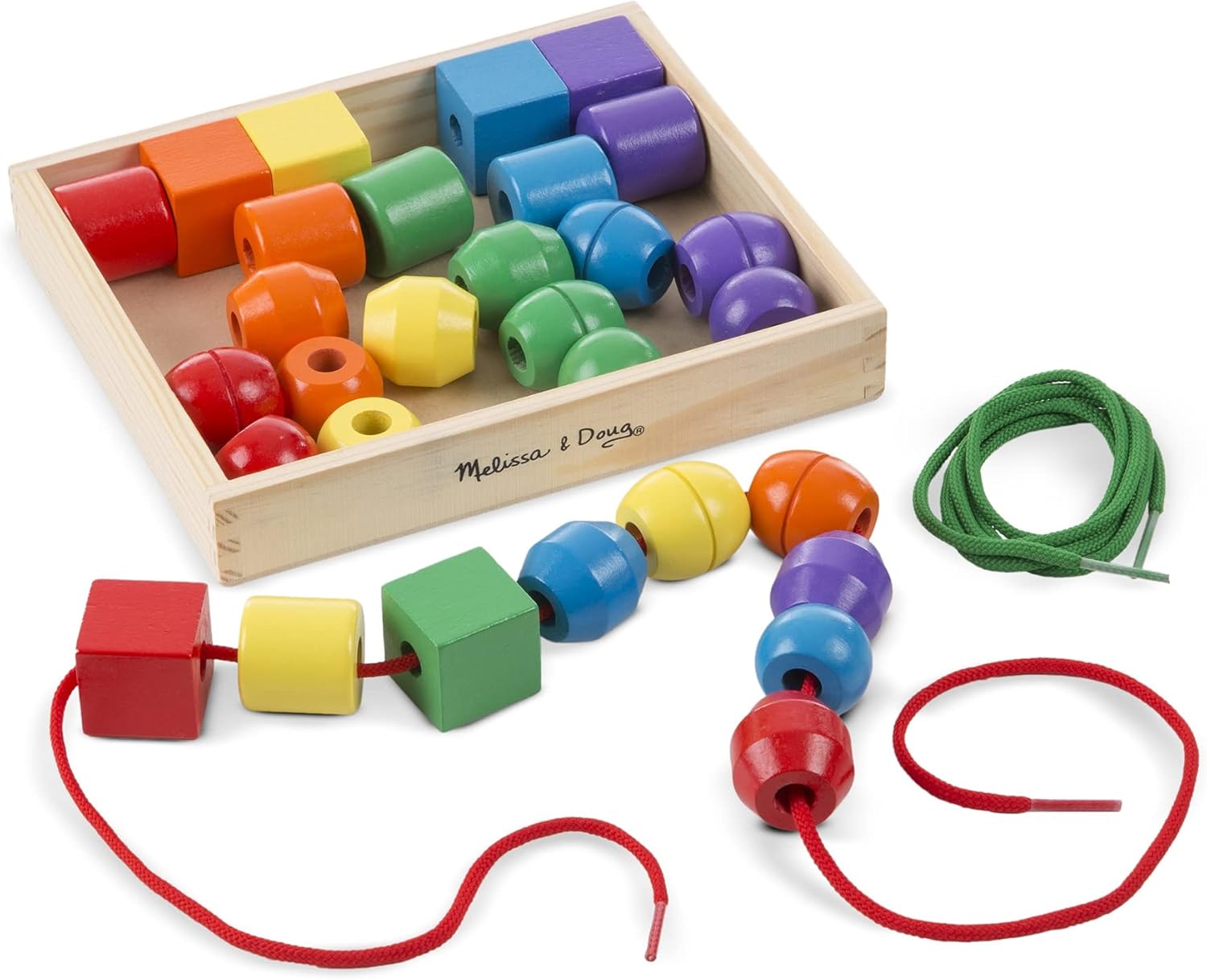 Melissa & Doug - Primary Lacing Beads