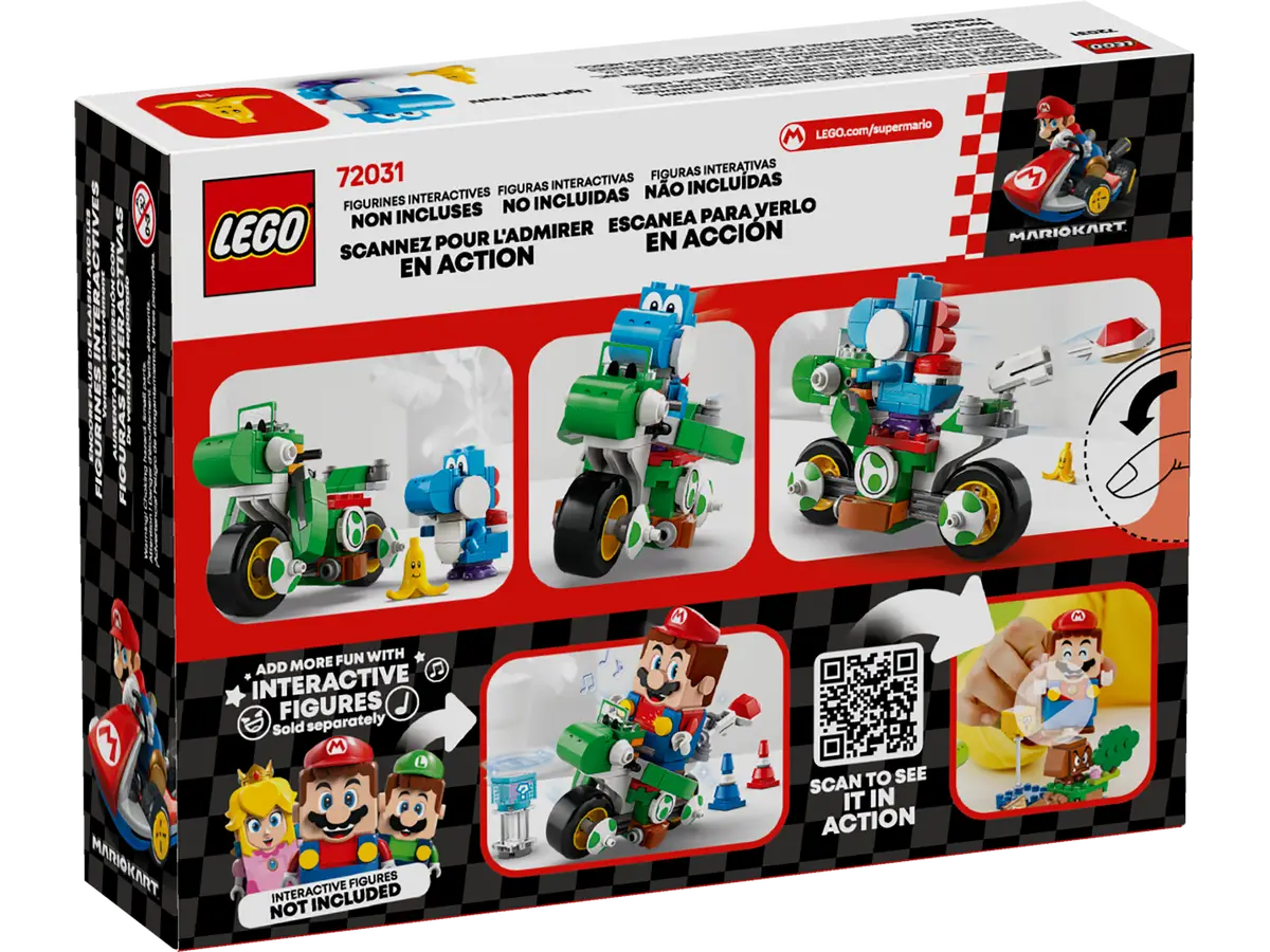 LEGO - Super Mario Mario Cart Yoshi Bike 72031