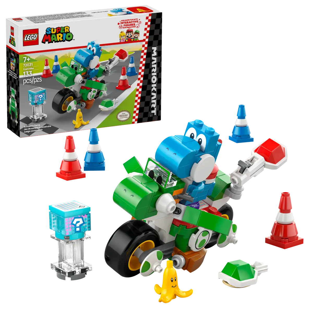 LEGO - Super Mario Mario Cart Yoshi Bike 72031