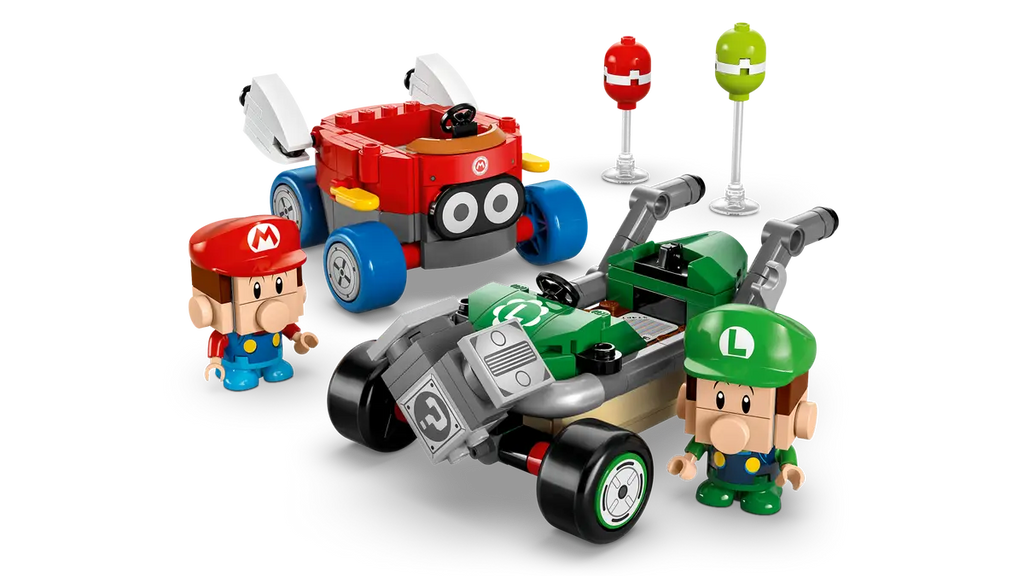 LEGO - Super Mario Mario Kart Baby Mario vs. Baby Luigi 72034