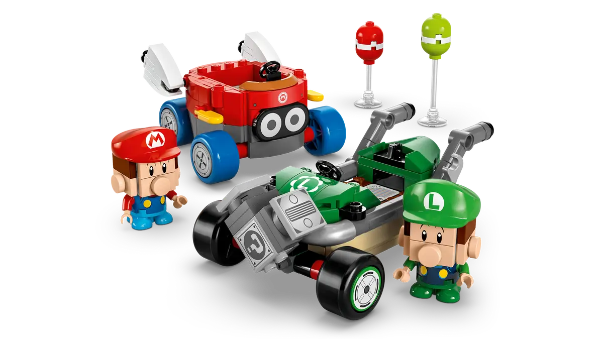 LEGO - Super Mario Mario Kart Baby Mario vs. Baby Luigi 72034