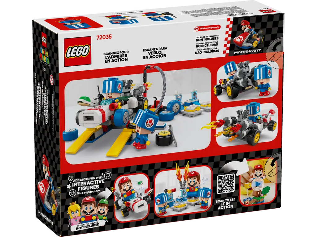 LEGO - Super Mario Mario Kart Toad's Garage 72035