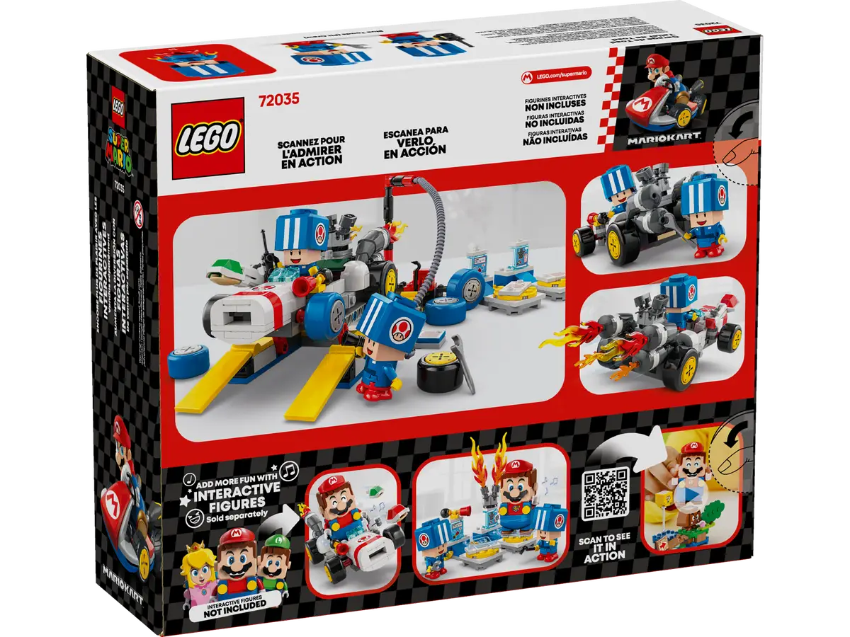 LEGO - Super Mario Mario Kart Toad's Garage 72035