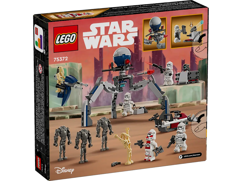 LEGO - Star Wars Clone Trooper & Battle Droid Battle Pack 75372