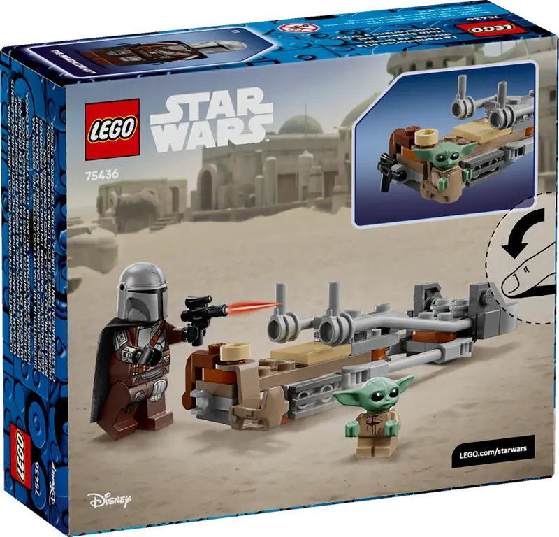 LEGO - Star Wars The Mandalorian & Grogu's Speeder Bike 75436