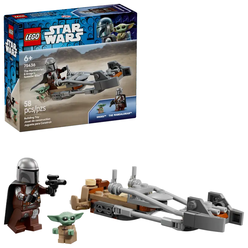 LEGO - Star Wars The Mandalorian & Grogu's Speeder Bike 75436