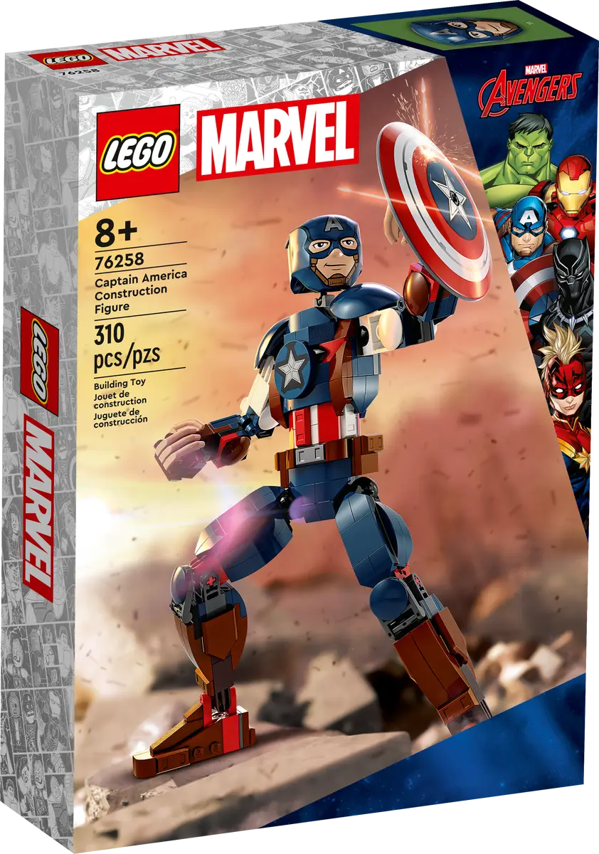 LEGO - Marvel Captain America Construction Figure 76258