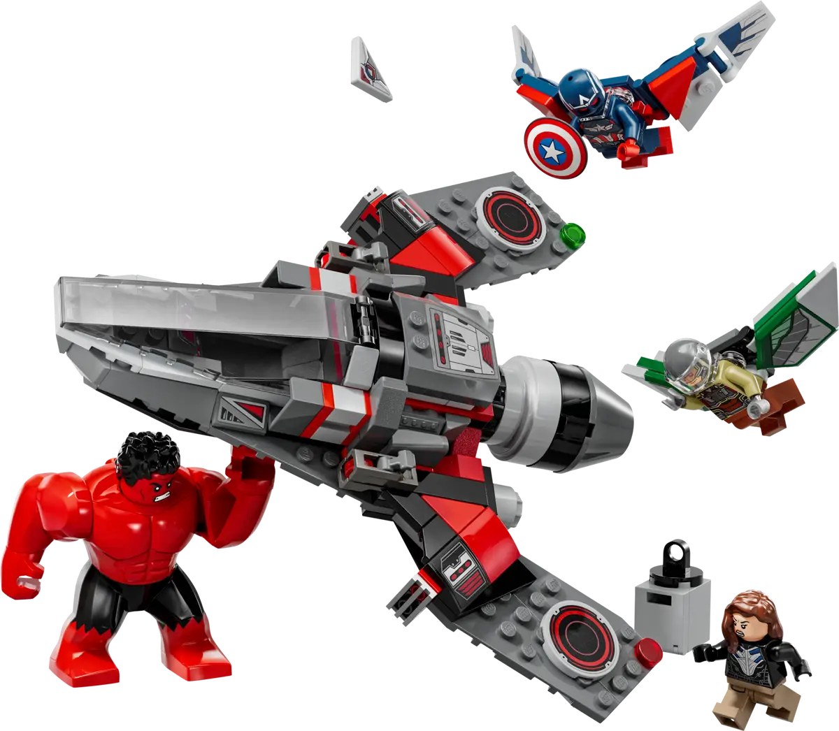 LEGO - Captain America v's Red Hulk Battle 76292