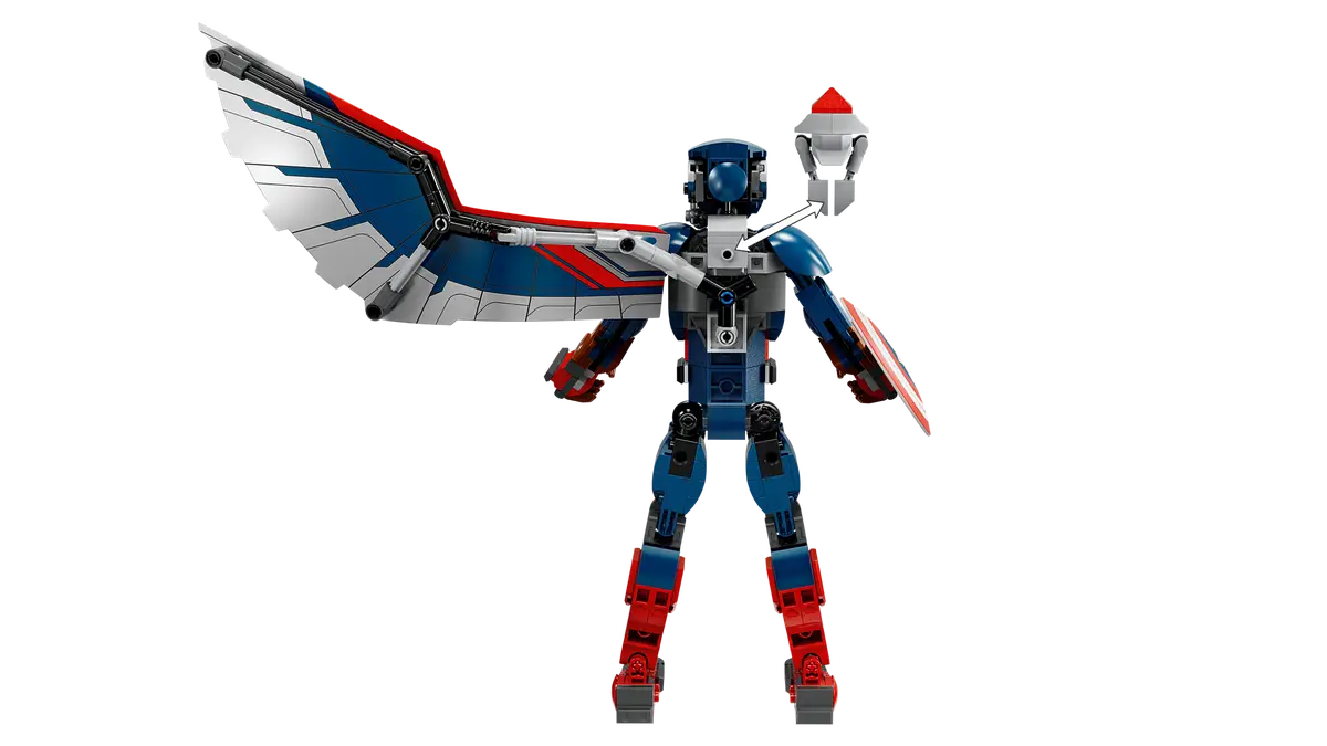 LEGO - New Captain America Construction Figure 76296