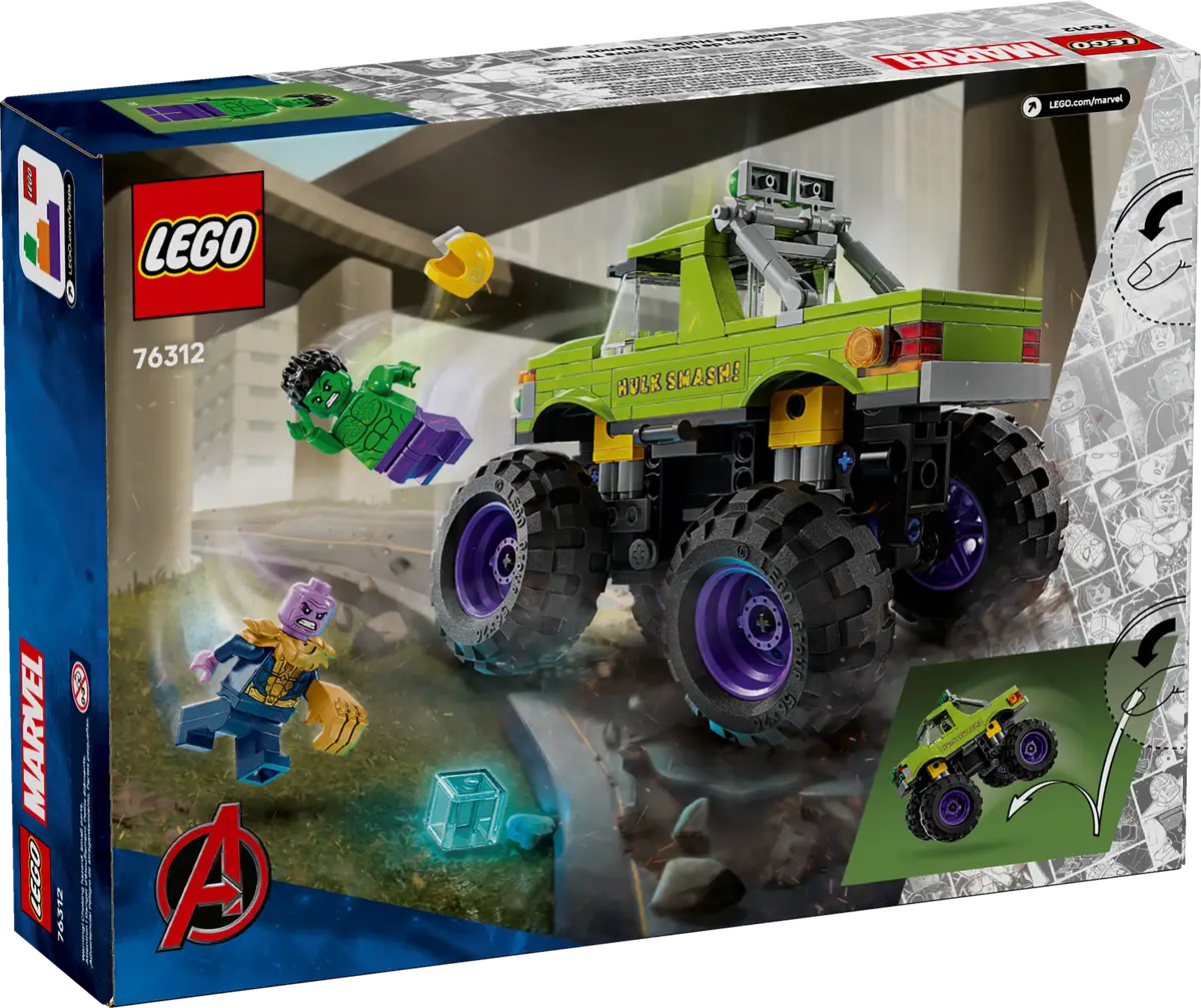 LEGO - Marvel The Hulk Trucks v's Thanos 76312