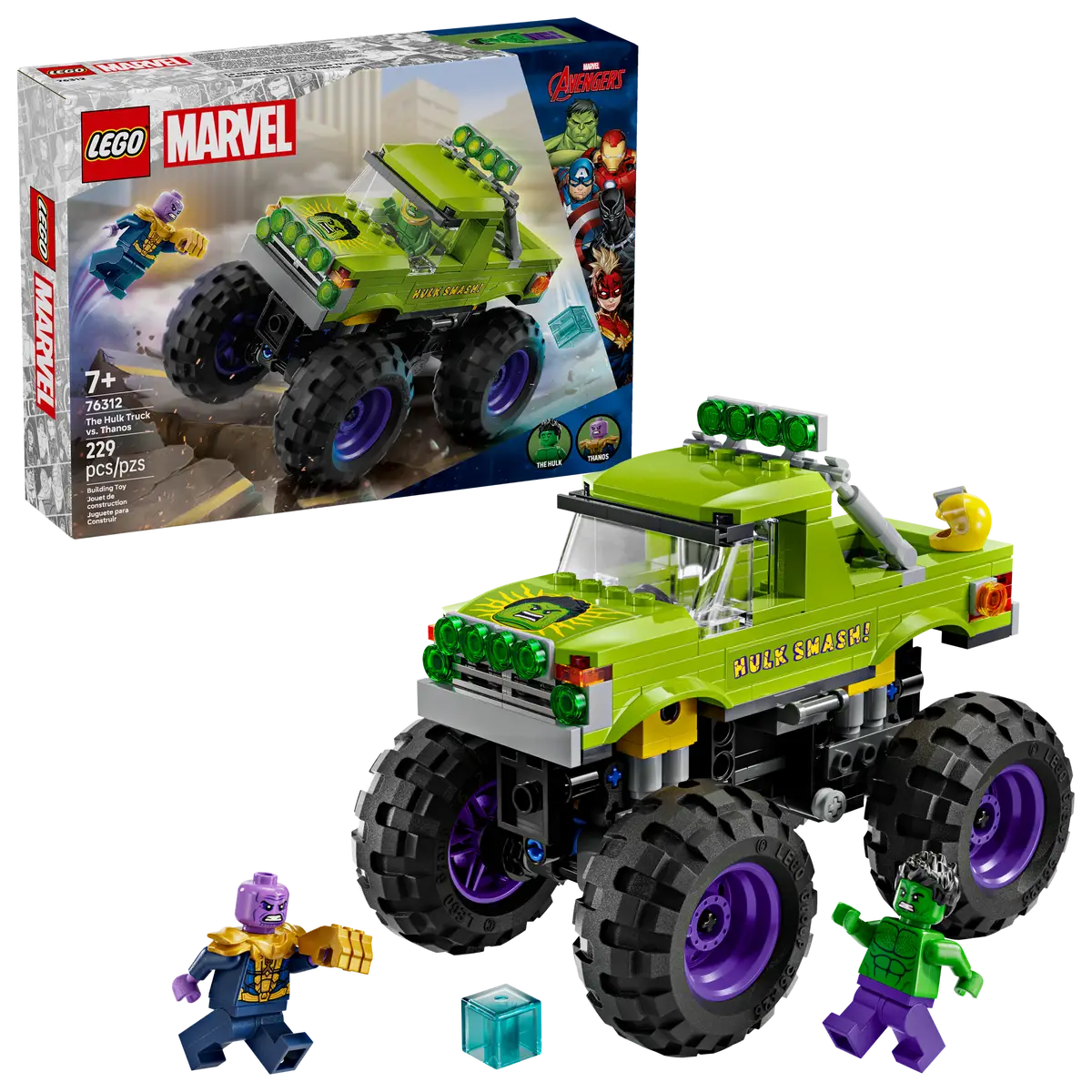 LEGO - Marvel The Hulk Trucks v's Thanos 76312