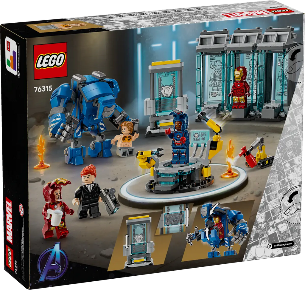LEGO - Marvel Iron Mans Lab Hall of Amor 76315
