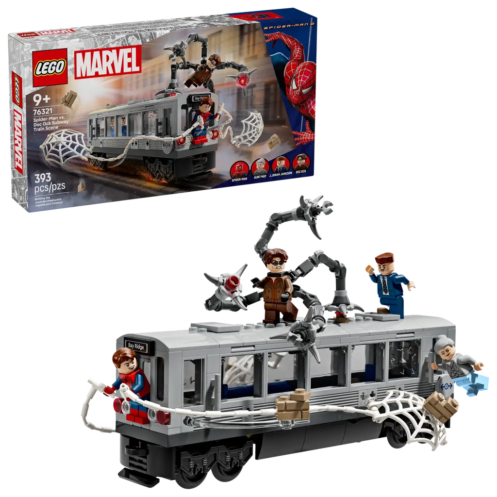 LEGO - Marvel Spiderman vs Doc Ock Subway Train Scene 76321
