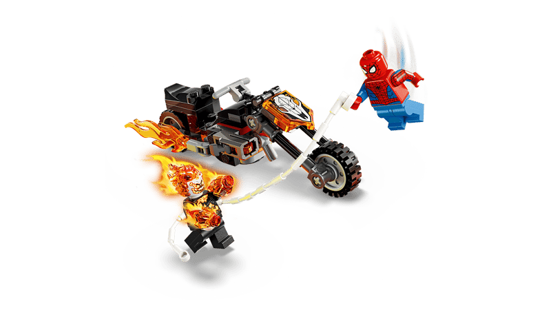 LEGO - Marvel Spiderman Vs Ghost Rider Motorcycle 76335