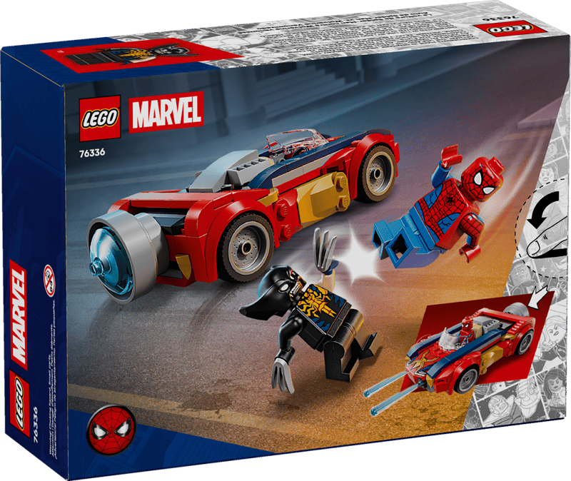 LEGO - Marvel Spiderman Car Vs Venomized Wolverine 76336