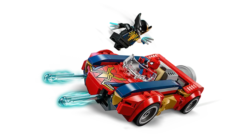 LEGO - Marvel Spiderman Car Vs Venomized Wolverine 76336