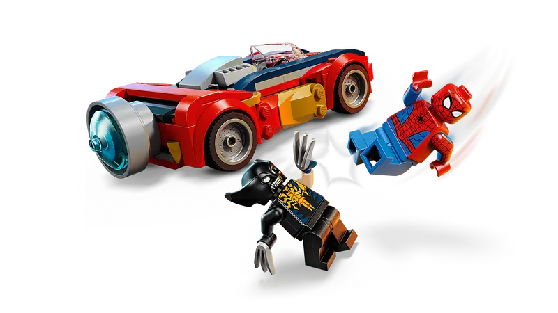 LEGO - Marvel Spiderman Car Vs Venomized Wolverine 76336