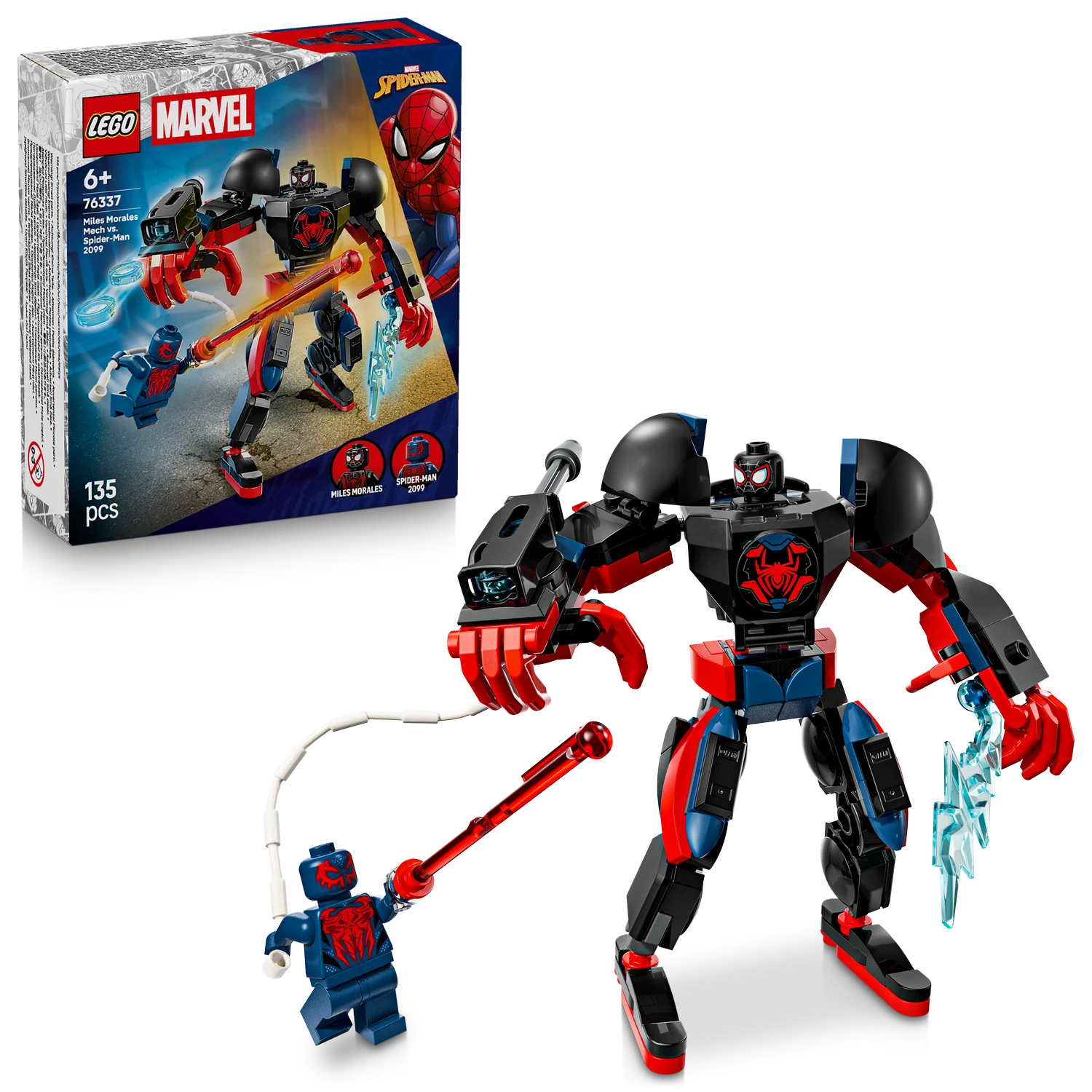 LEGO - Marvel Miles Morales Mech Vs Spiderman 2099 76337