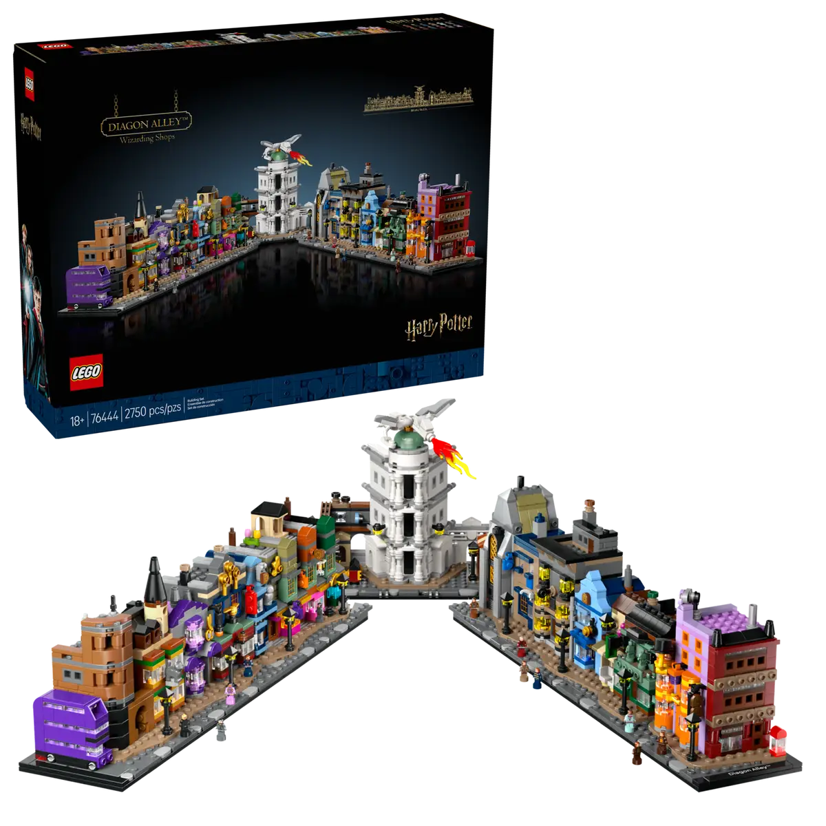 LEGO - Harry Potter Diagon Alley Wizarding Shops 76444