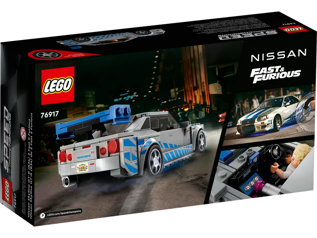 LEGO - Speed Champion 2 Fast 2 Furious Nissan Skyline 76917