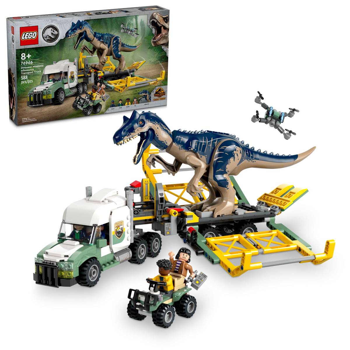 LEGO - Jurassic Dino Mission Transport Truck 76966