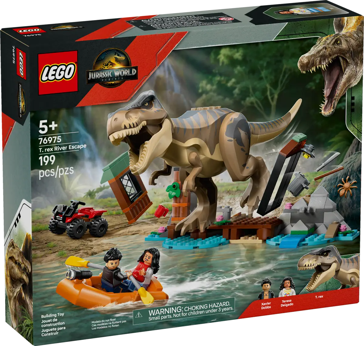 LEGO - Jurassic World T.rex River Escape 76975