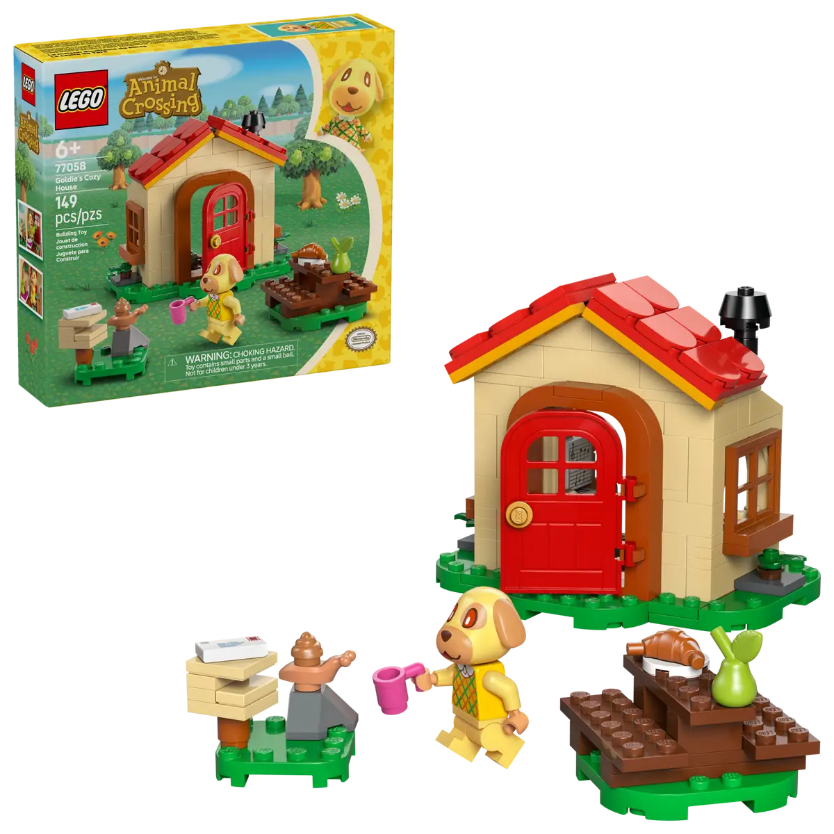 LEGO - Animal Crossing Goldie's Cozy House 77058
