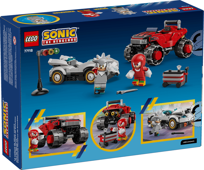 LEGO - Sonic Silvers Car Vs Knuckles Monster Truck 77118