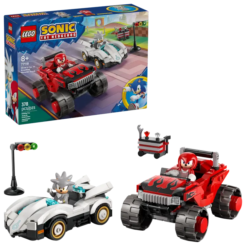 LEGO - Sonic Silvers Car Vs Knuckles Monster Truck 77118