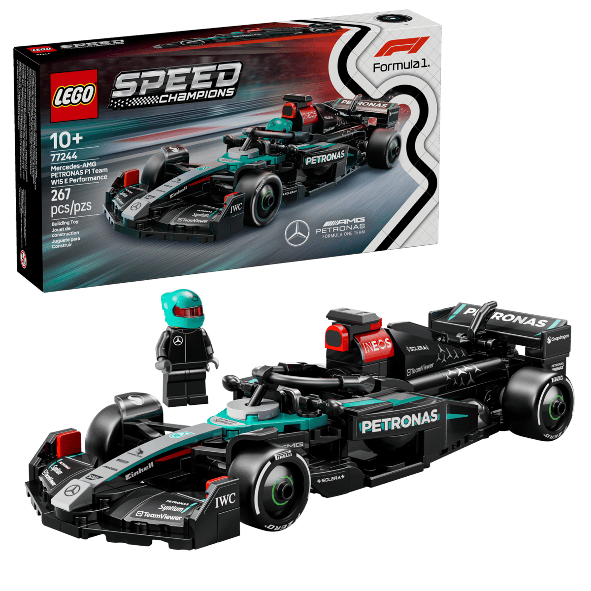 LEGO- Mercedes-AMG F1 W15 Race Car 77244