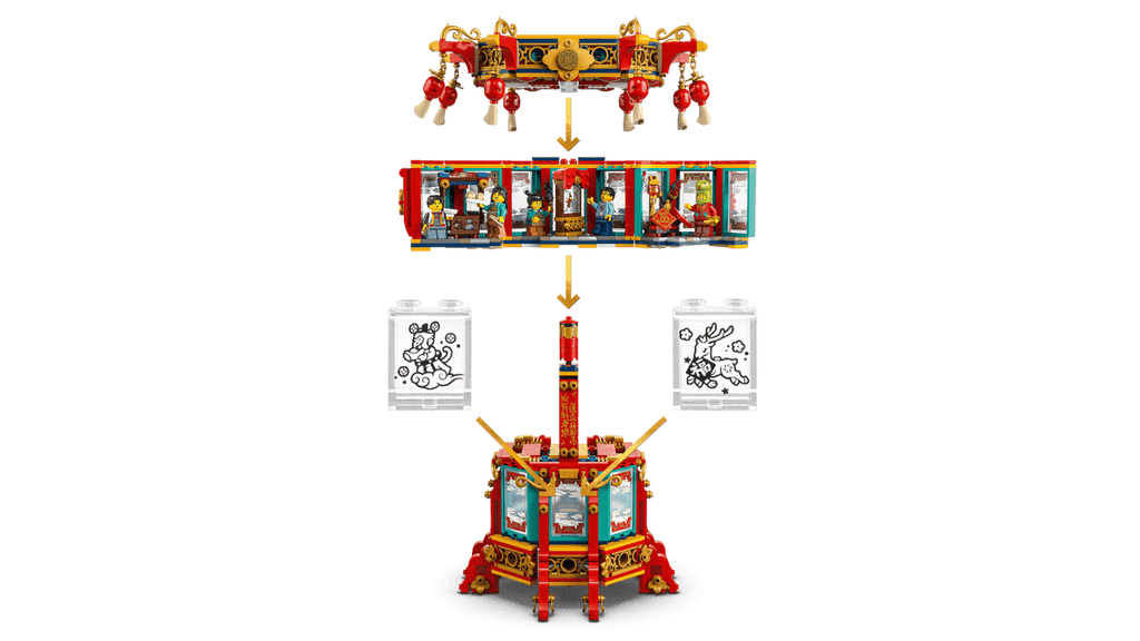 LEGO - Trotting Lantern Chinese New Year 2025 80116
