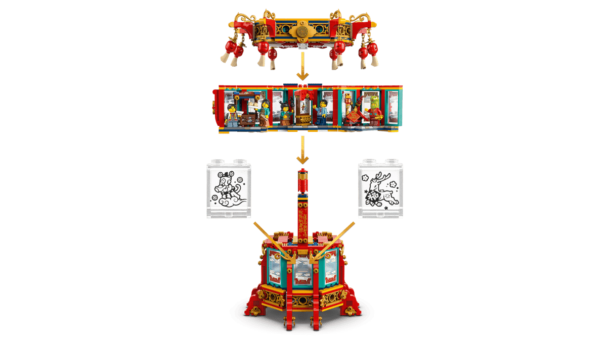 LEGO - Trotting Lantern Chinese New Year 2025 80116