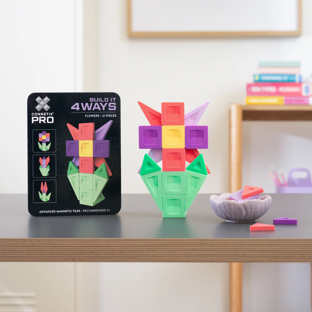 Connetix - PRO Build It 4 Ways Flowers 21PC