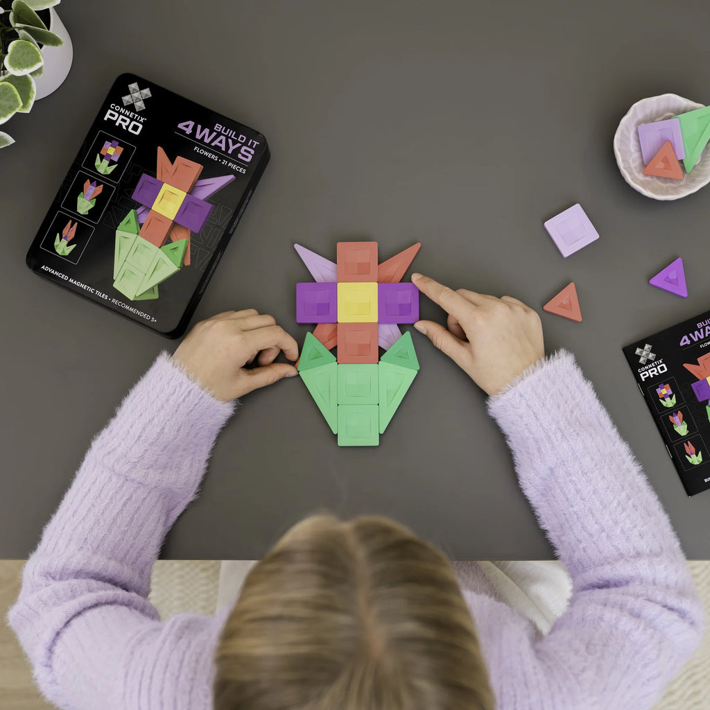 Connetix - PRO Build It 4 Ways Flowers 21PC