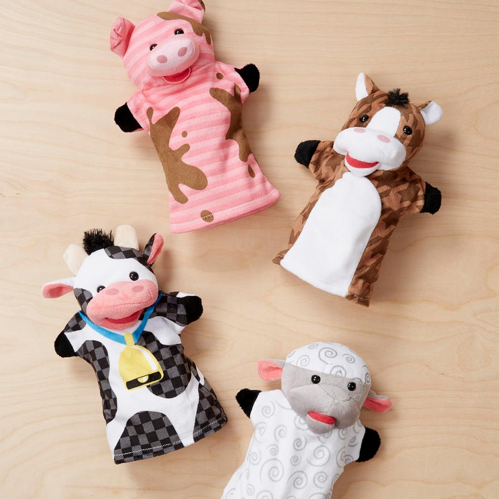 Melissa & Doug - Hand Puppets - Farm Friends