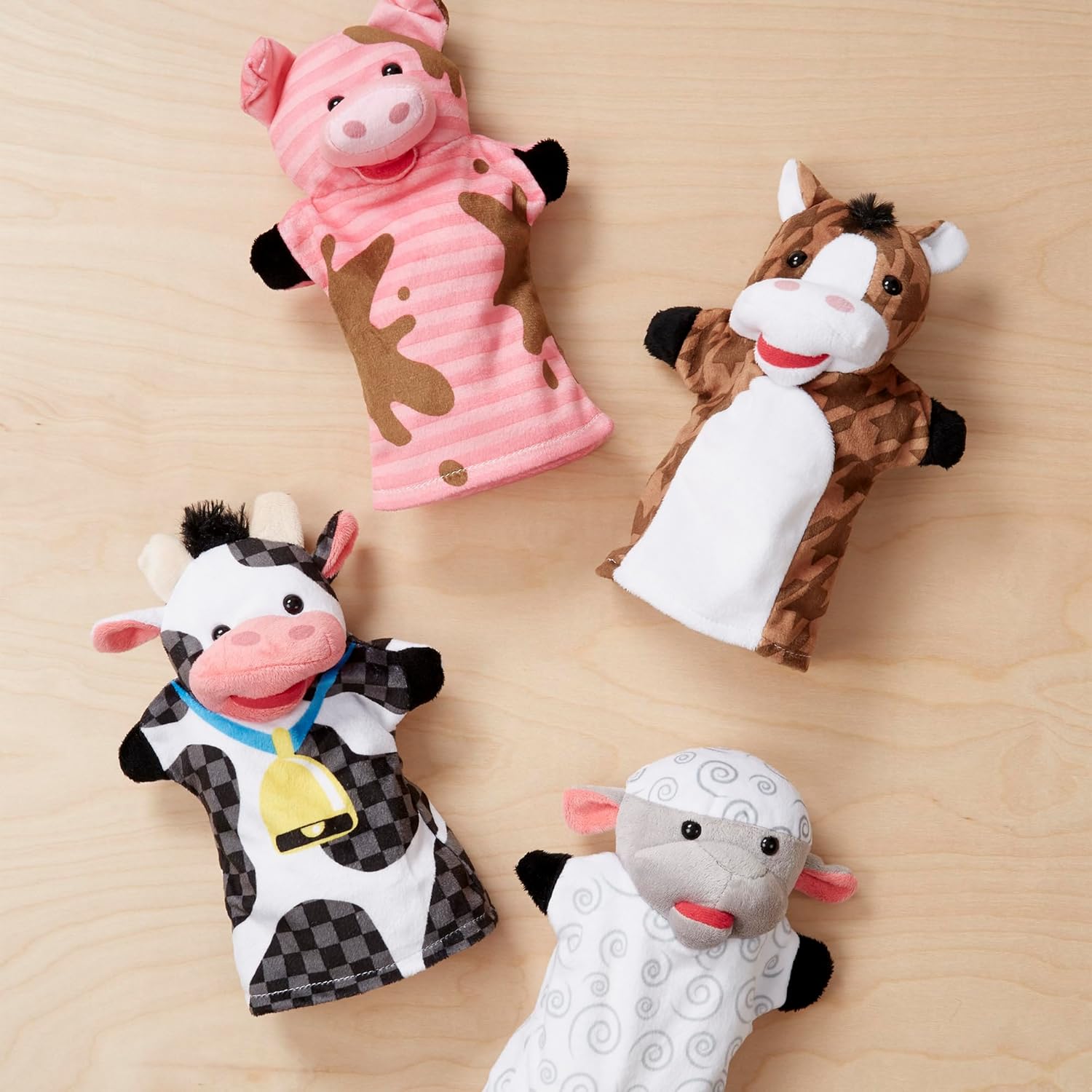 Melissa & Doug - Hand Puppets - Farm Friends