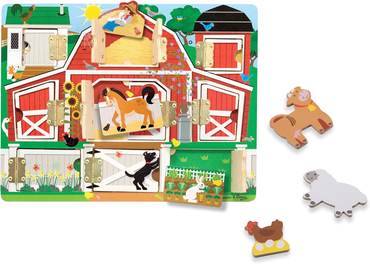 Melissa & Doug - Magnetic Farm Hide & Seek