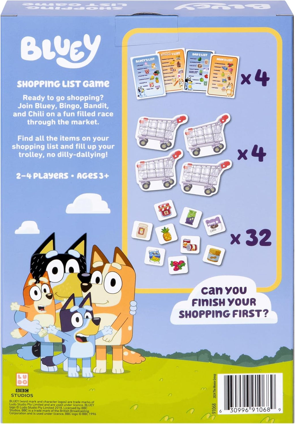 Bluey - Shopping List Game