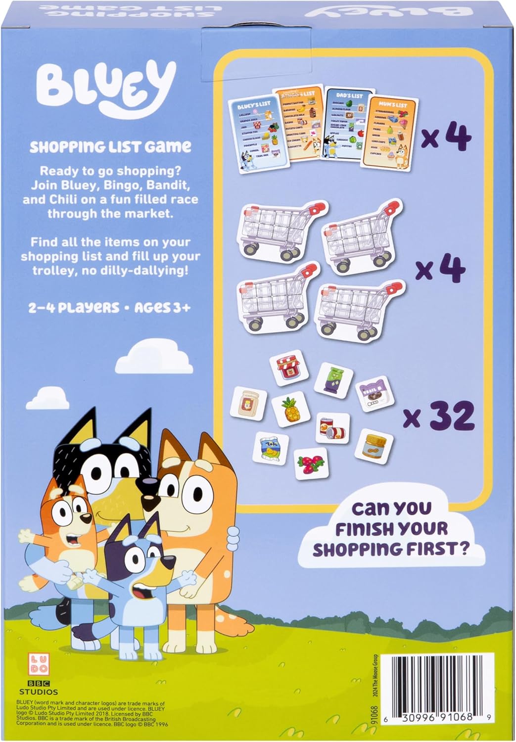 Bluey - Shopping List Game