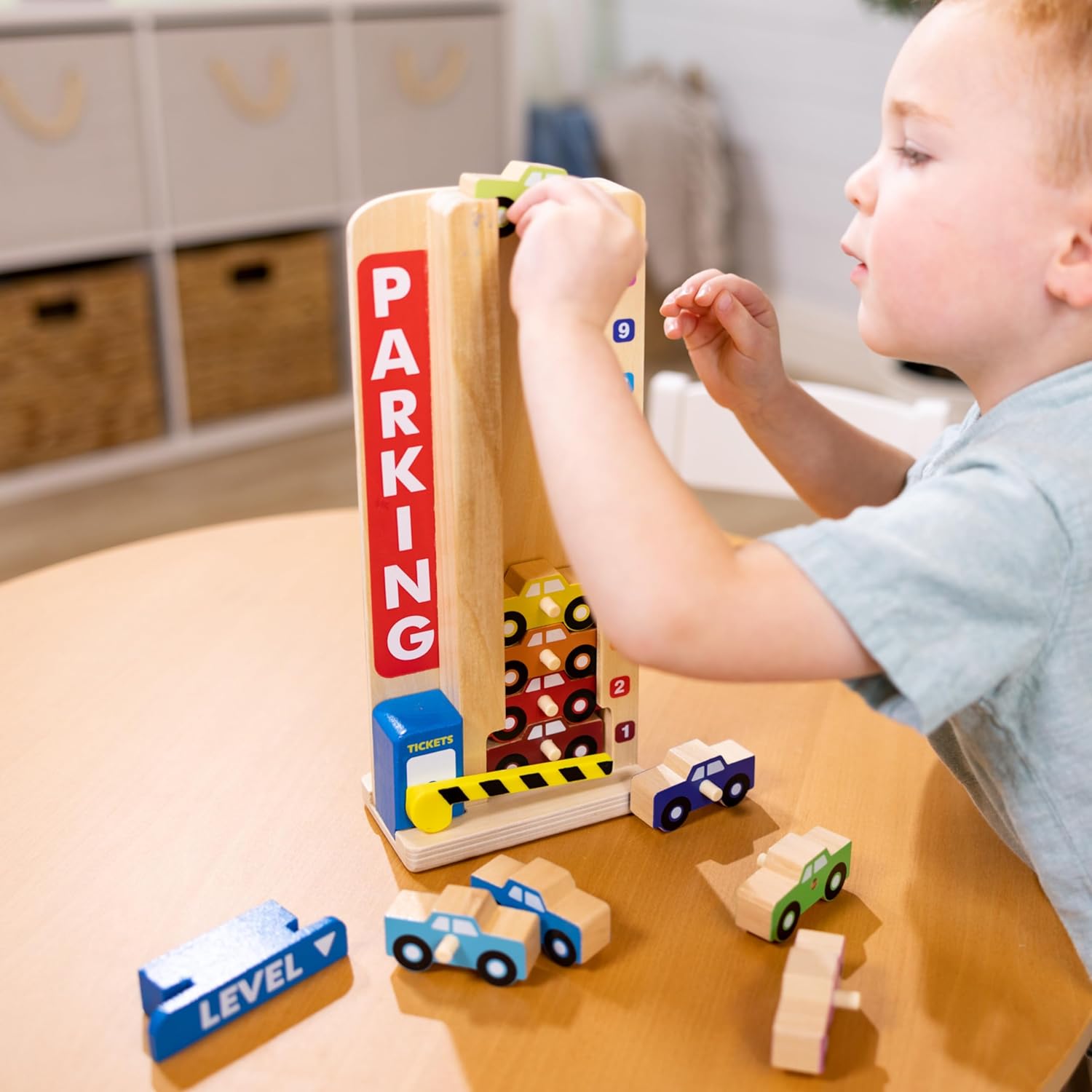 Melissa & Doug - Stack & Count Parking Garage