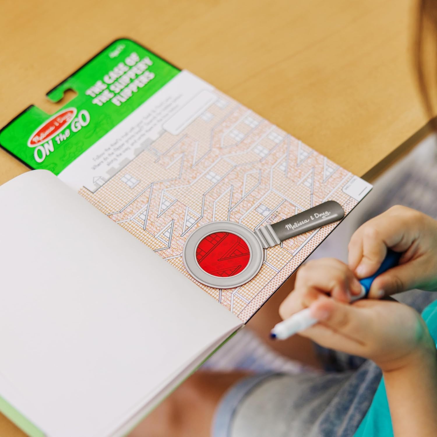 Melissa & Doug - Secret Decoder - Slippery Flippers - On the Go Travel Activity