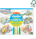 Melissa & Doug - Jumbo Colouring Pad - Vehicles