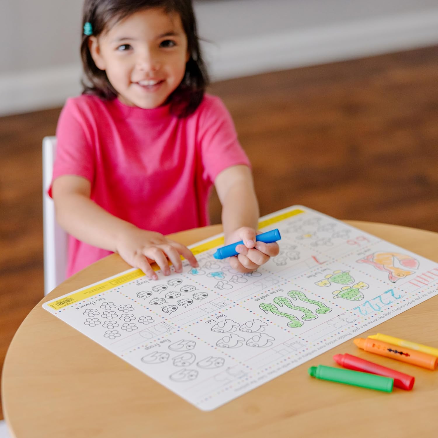 Melissa & Doug - Learning Mat Crayons