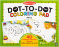 Melissa & Doug - 123 Dot-to-Dot Coloring Pad - Pets